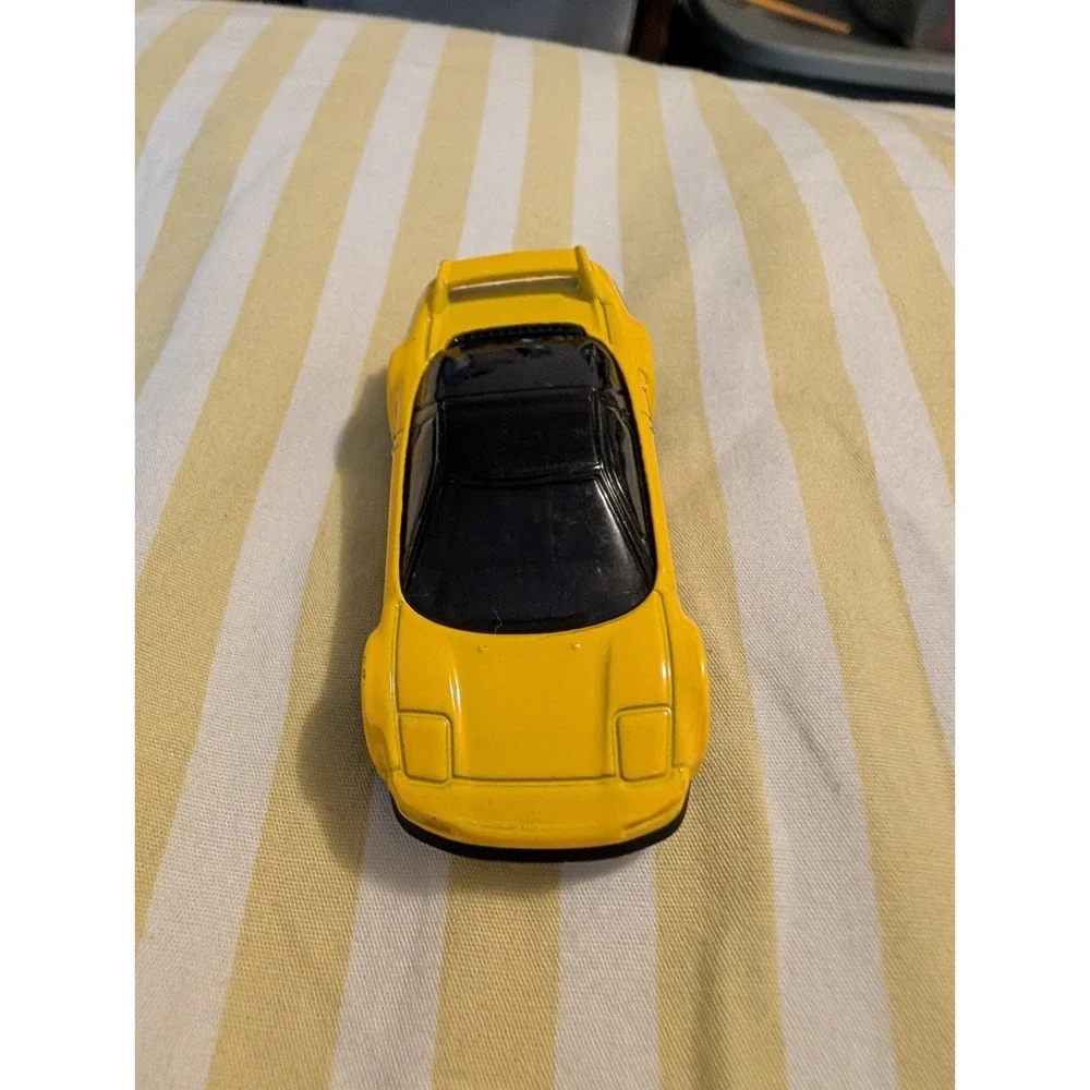 '90 Acura NSX * Yellow * 2017 Hot Wheels Nightburnerz 4/10 94/365 New On CardB38